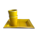 Jars Tourron lemon flat set & cups