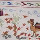 Vintage hand-embroidered tablecloth 51x188 cm