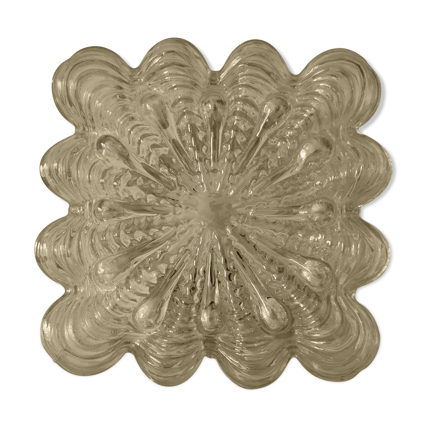 Limburg amber glass ceiling lamp