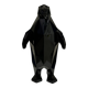 Black Origami Penguin Statue - Artypopart