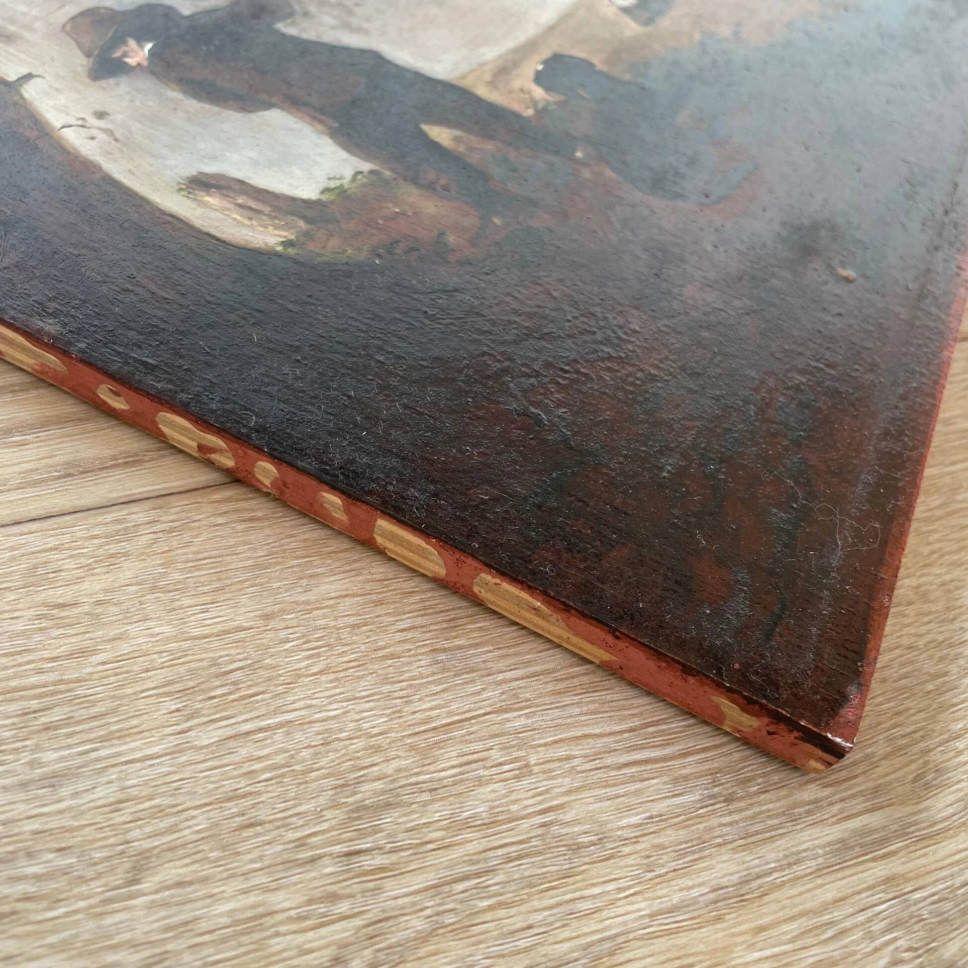 Reproduction by George Boellaard of the oil painting 'Grey Horse' by Wouwermans