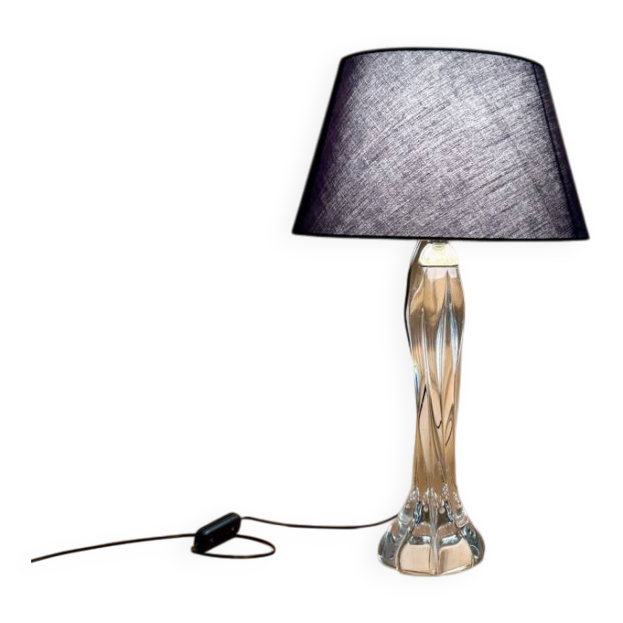 Art Deco crystal lamp