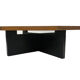 Table basse hexagonale en wengé 1960