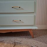 Chest of drawers, sideboard in painted wood
