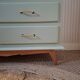 Chest of drawers, sideboard in painted wood