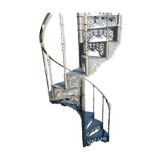 Cast iron spiral staircase