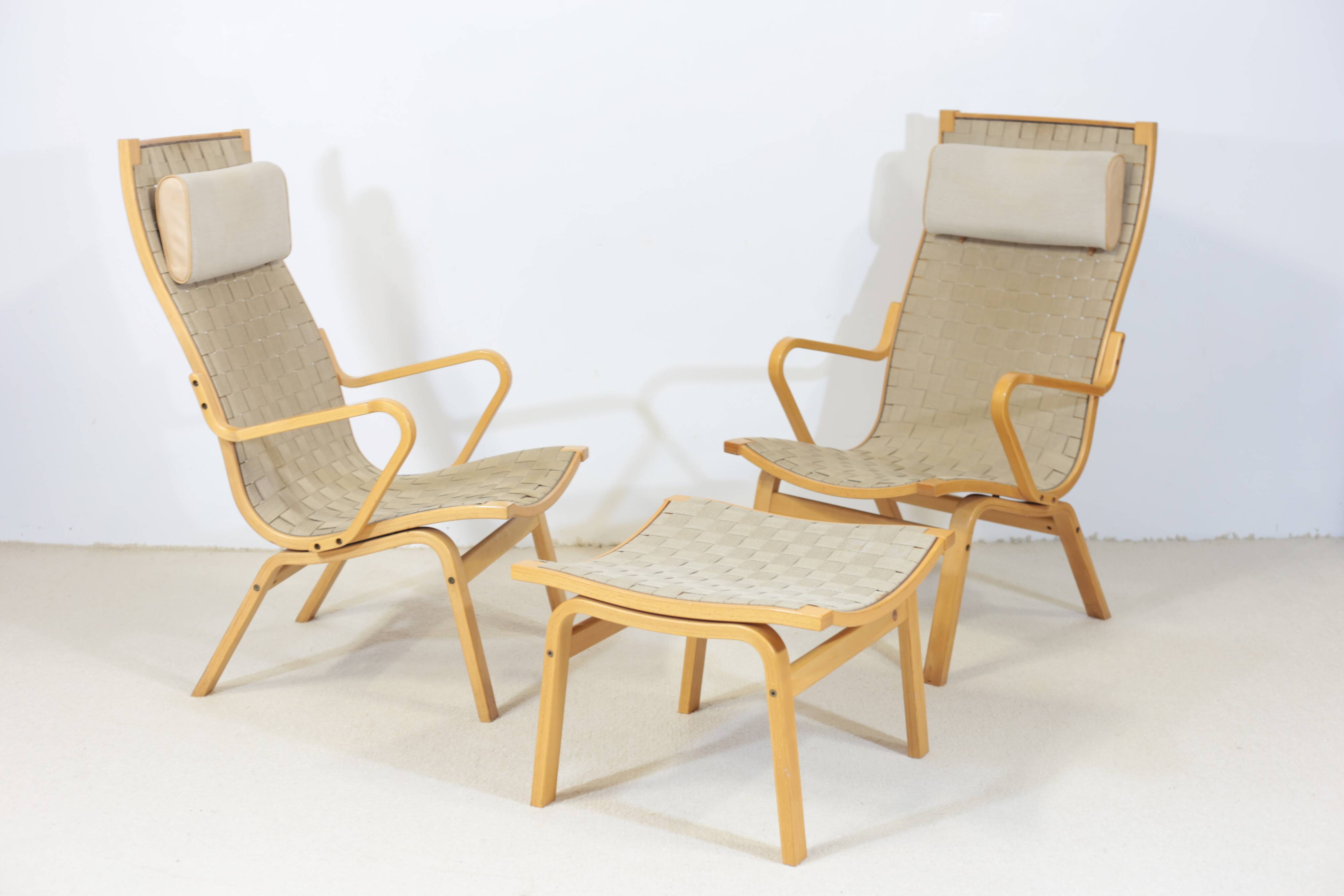Finn Ostergaard armchairs and ottoman