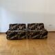 Armchairs Gerard Guermonprez 1970s Velvet Vintage Midcentury Hollywood