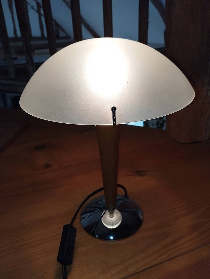 2 lampes champignons vintage IKEA modèle Kvintol B9503