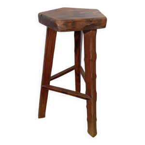 Tabouret de bar en orme