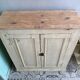 Beige patinated sideboard