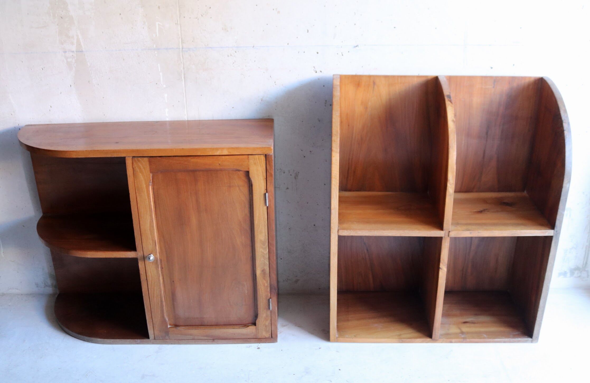 Art deco library in solid wood