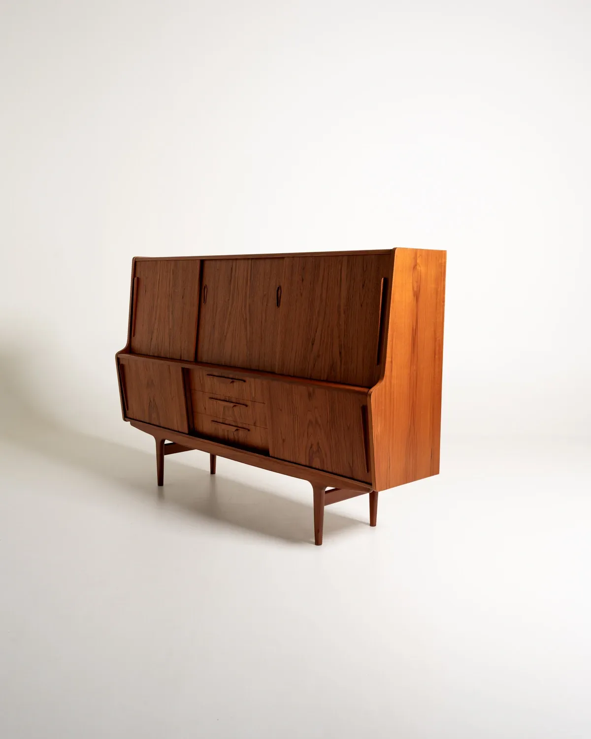 Danish Teak Highboard, 1960s