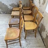 8 chaises de bistrot Luterma