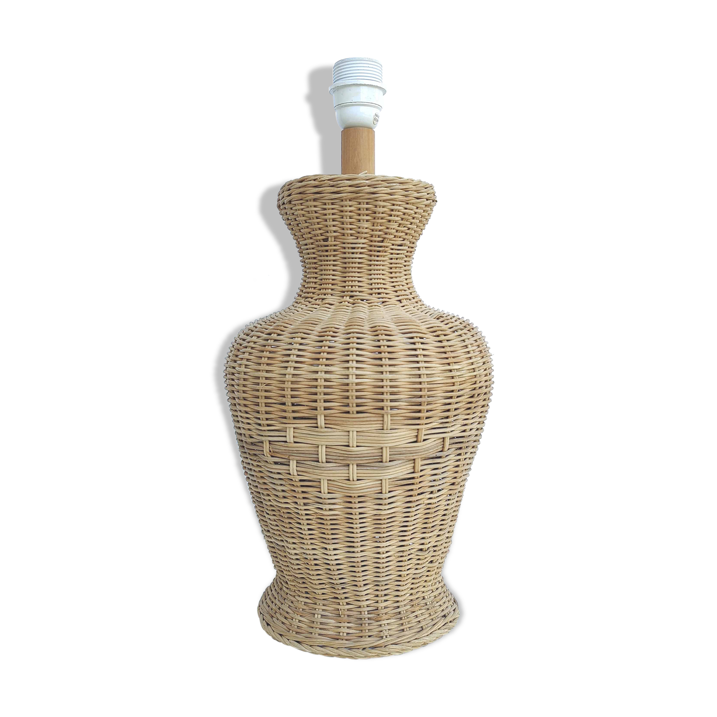 Vintage rattan lamp