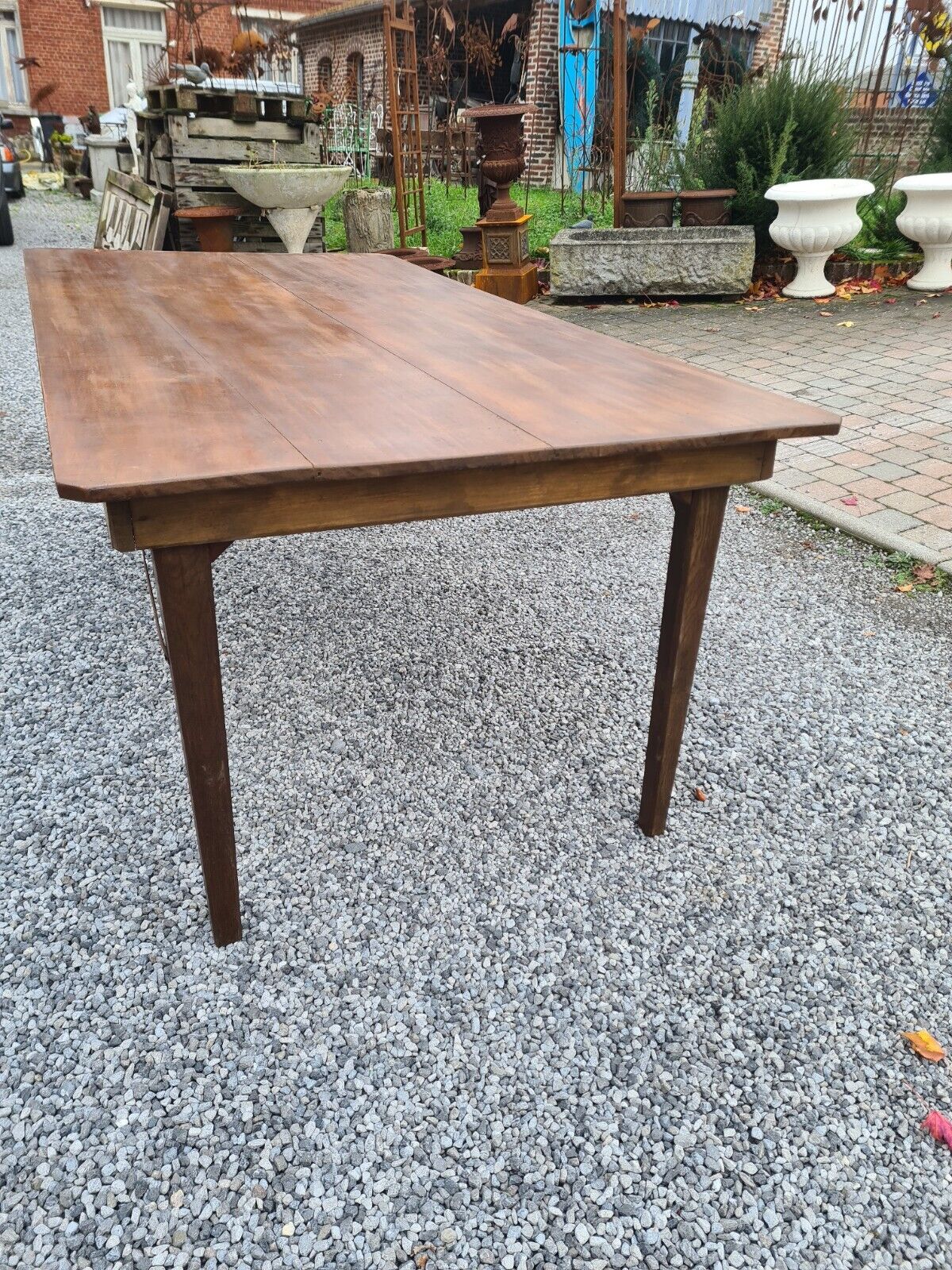 Oak folding table