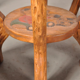 Table children and winnie The Pooh in oak stools, 1950 s