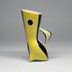 Vintage Vase • B&W “Wasp” Series • János Török • Zsolnay • 1950