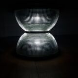 Holophane coffee table in white marble