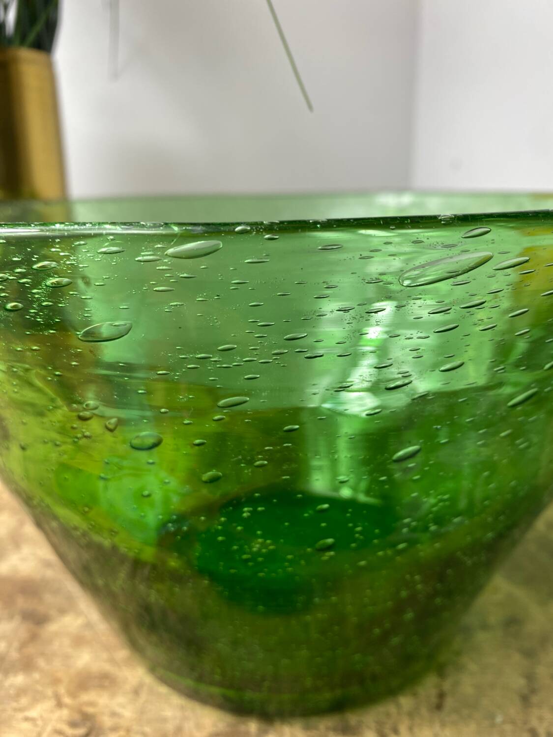 Saladier en verre bullé Biot