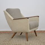 Mid-century boucle Cocktail Armchair, 1960s