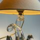 Lampe cristal art déco gravée Paris France