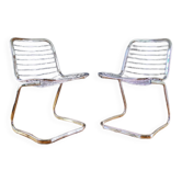 Chaises chrome design 70