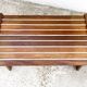 Modernist laminated wood coffee table, 1970.