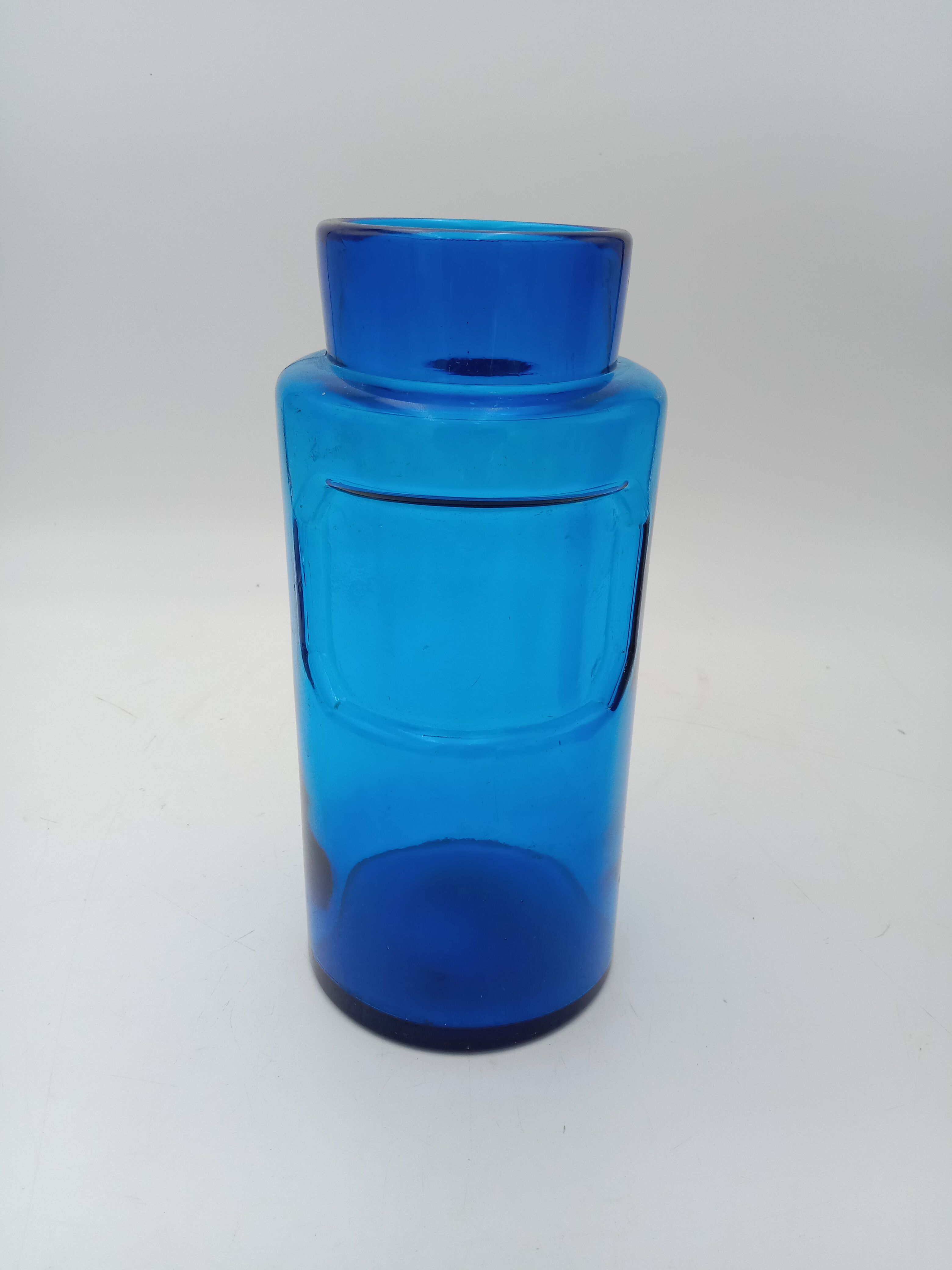 Pot d'apothicaire bleu