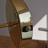 Vintage globe wall lamp in frosted glass