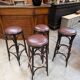 Set of 4 bar stools from the 1960s.