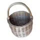 Round wicker basket from the Villaines les rochers cooperative