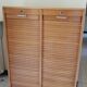 Meuble classeur double rideaux années 60/70