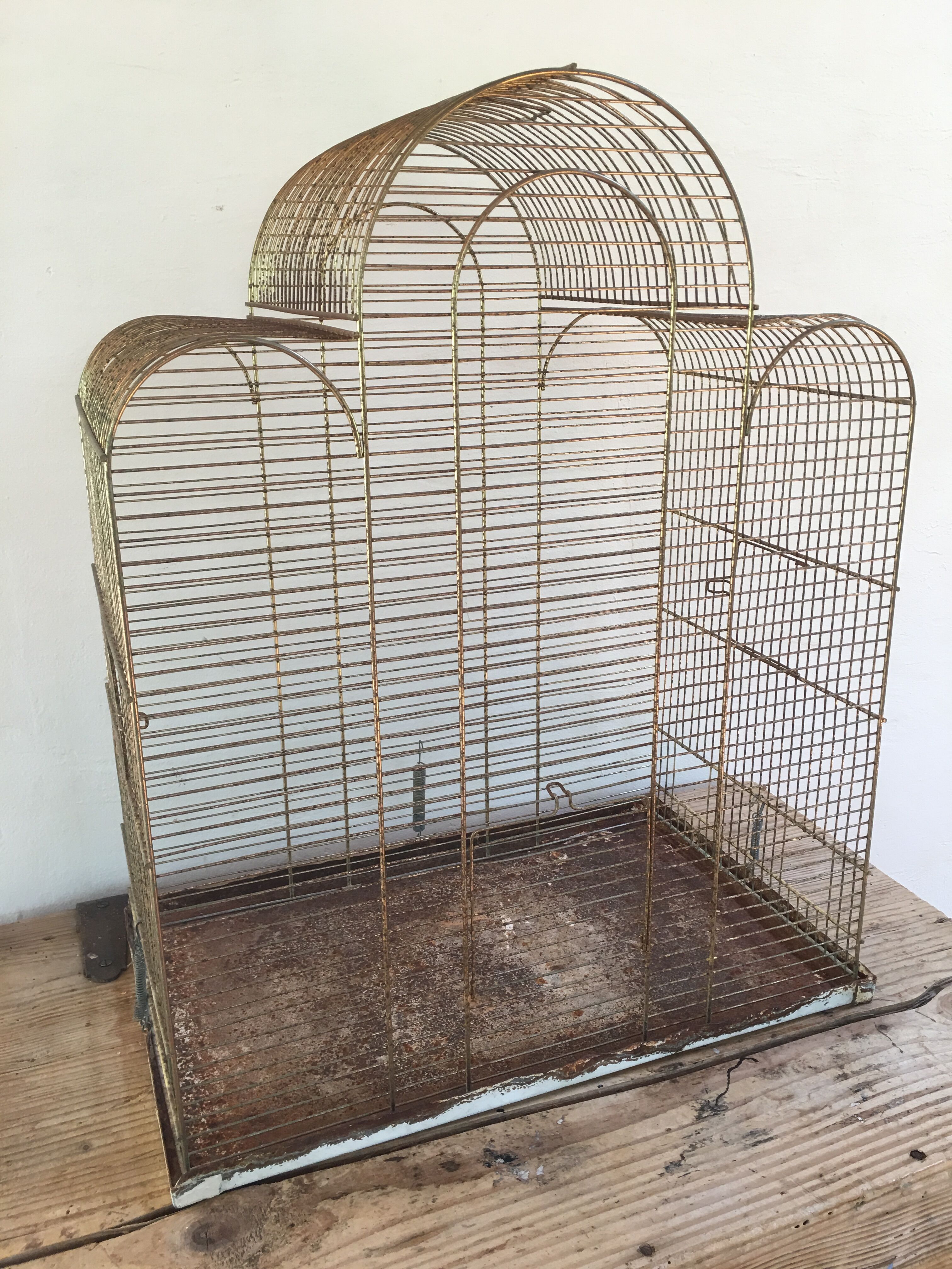 Cage à oiseau ancienne