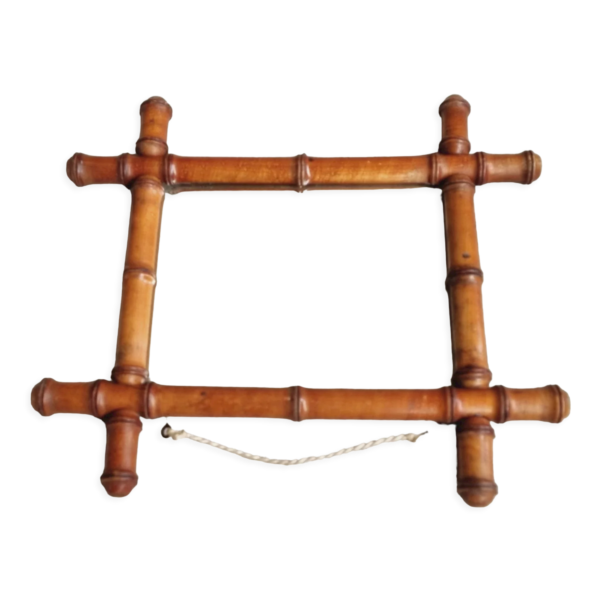 Antique mirror faux bamboo French wall mirror