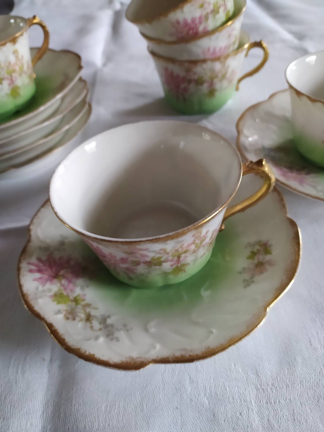 Porcelain tea set