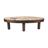 Table basse Vallauris en céramique 1960