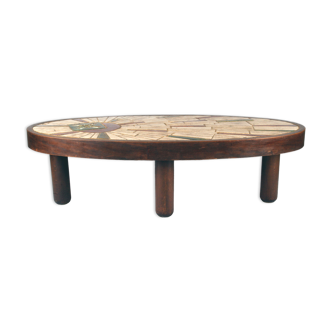 Vallauris coffee table ceramic 1960