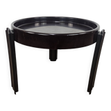 Table basse vintage Space Age en plastique foncé par Dal Vera 1970