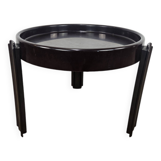 Vintage Space Age dark Plastic Coffee Table by Dal Vera 1970s