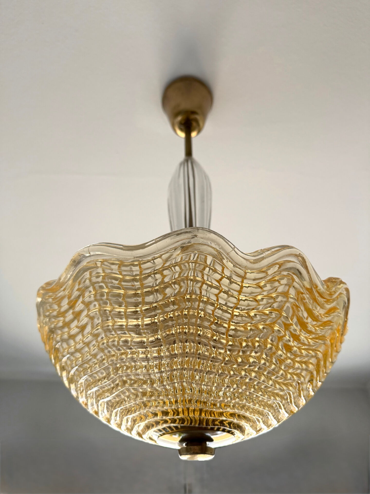 Swedish Carl Fagerlund designed 1950’s Ceiling Lamp