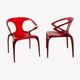 Pair of Ava chairs by Song Wen Zhong for Roche Bobois, 20th century.