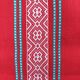 Vintage vermilion Basque tablecloth 180X130