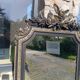 Antique mirror with pediment 168/88 cm