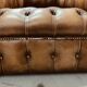 Fauteuil chesterfield en cuir une place xl