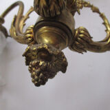 Brass chandelier