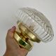Vintage glass globe wall or ceiling light