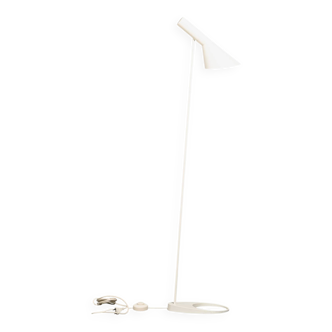 Arne Jacobsen white AJ Floor Lamp for Louis Poulsen, Denmark