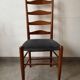 Set of 8 Scandinavian ladderback chairs, 1960s.