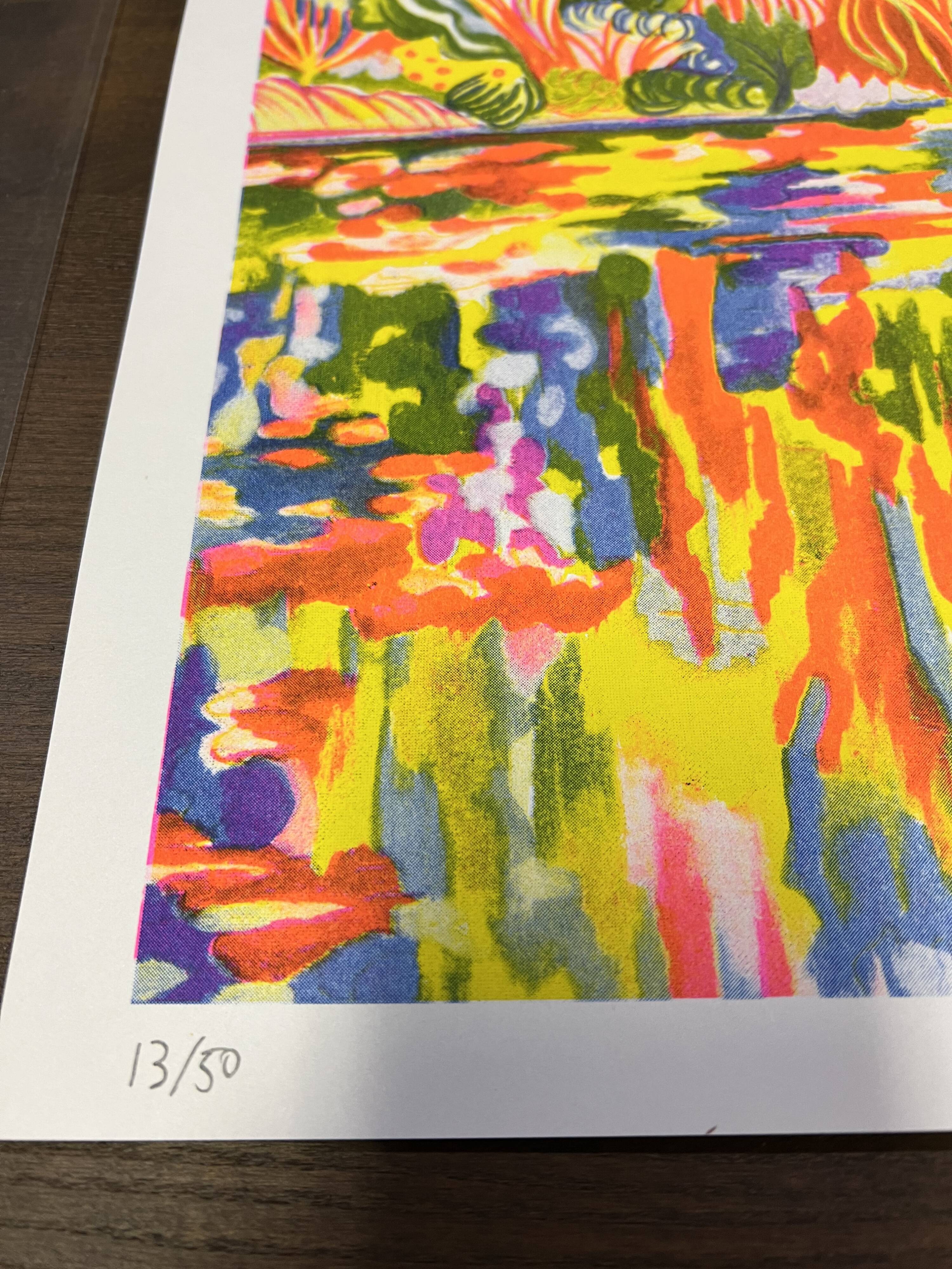 Illustration in risography Format A3